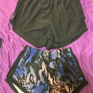 Stylish Women's Shorts Set - Black and Multicolor